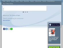 Tablet Screenshot of centreofelgin.org